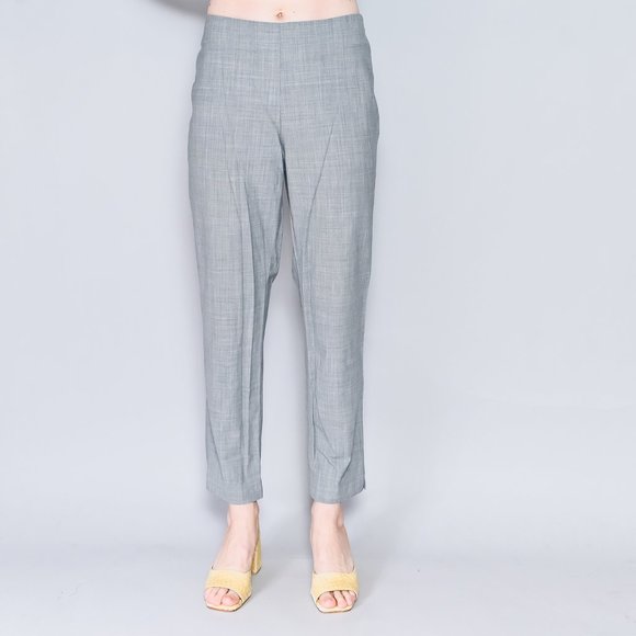 701. BRUNELLO CUCINELLI Wool-Blend Gray Trousers Sz 12 - Picture 1 of 6